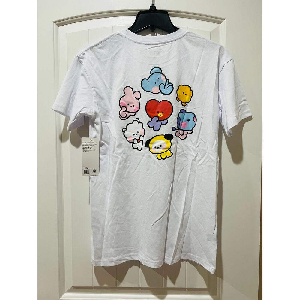 NWT❤️BT21 Line Friends Logo Graphic Tee szM - Picture 3 of 6